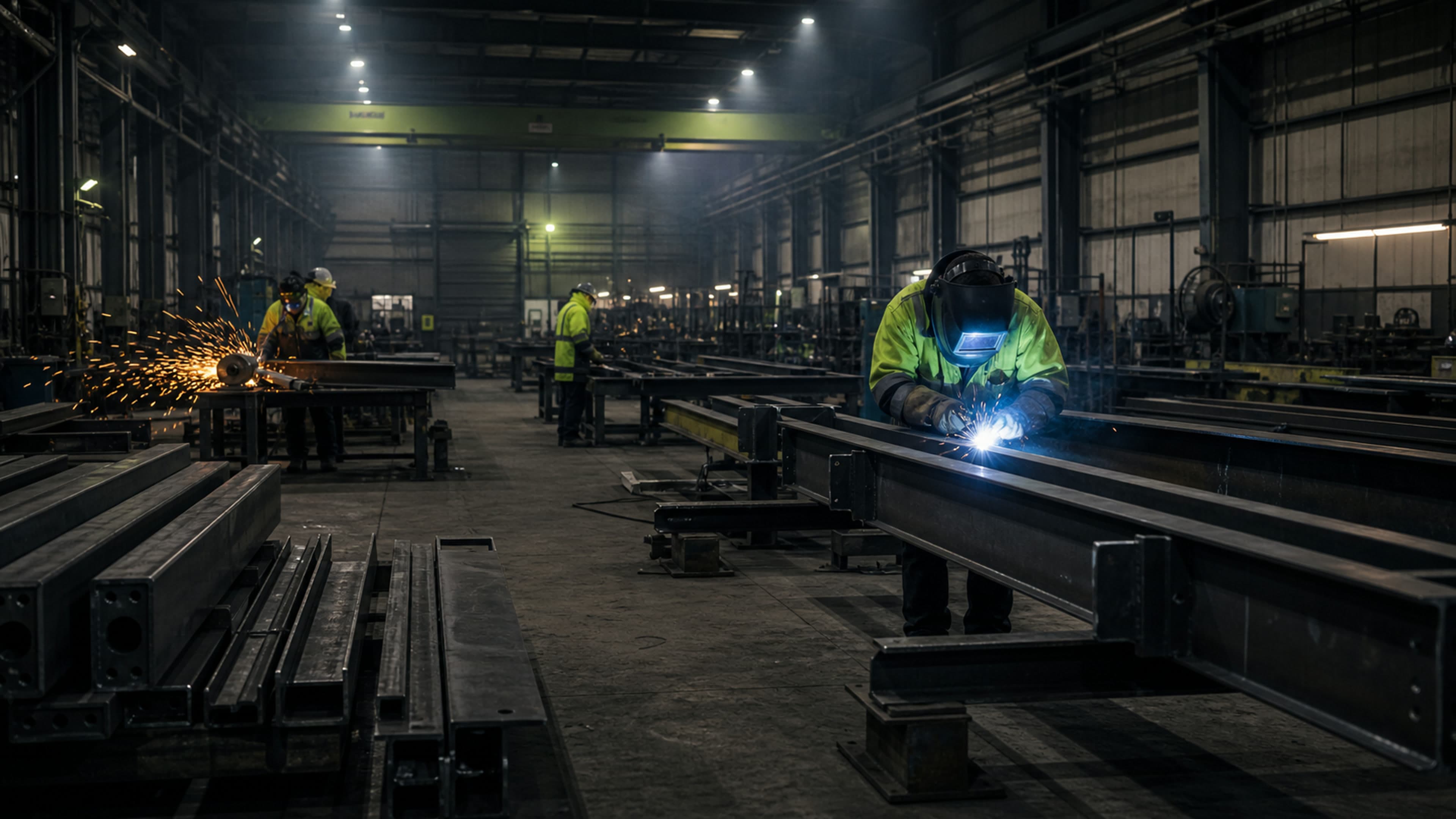 Welding fabrication mechanical supports